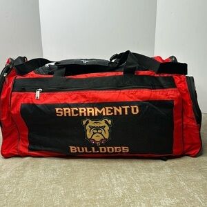 SACRAMENTO Bulldogs Armstrong Duffel Bag |Backpack 2 in 1 Gym Hiking Large Bag